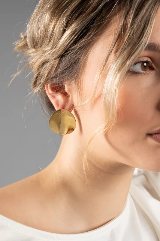 Earrings Round Curve