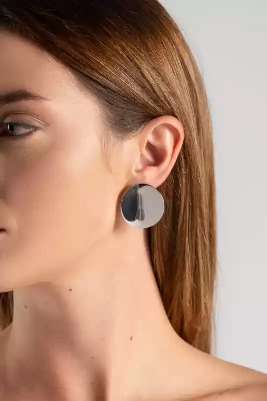 Earrings Round Curve