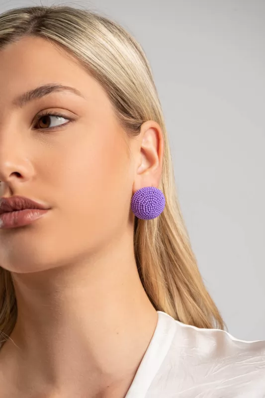 Earrings Studs Blueberries
