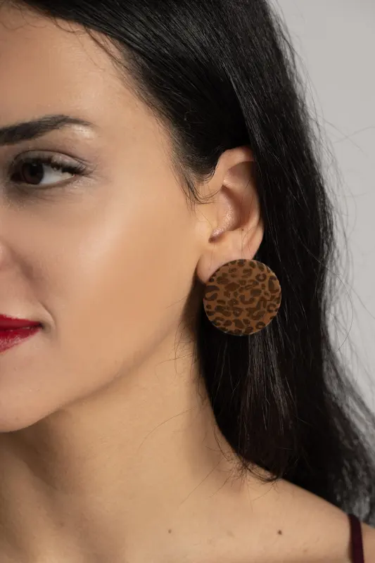 Studs Leopard Earrings