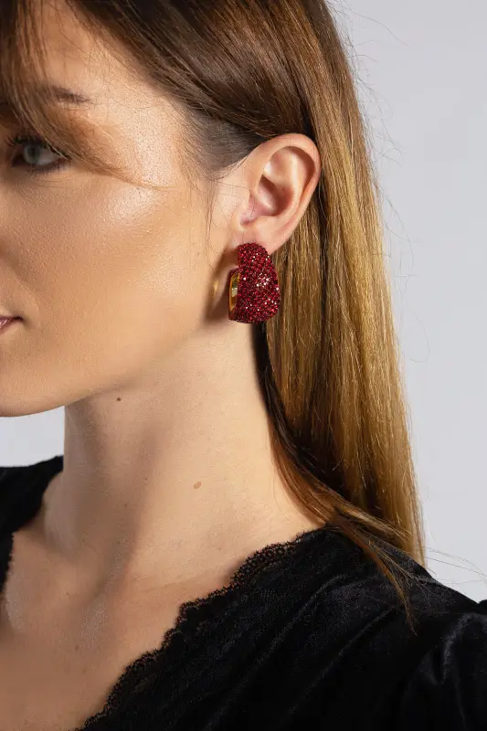 Σκουλαρίκια Studs Στρας