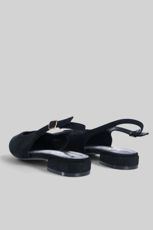 Slingback Ballet Suede Flat