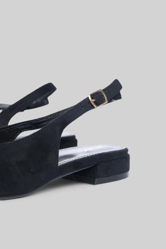 Slingback Ballet Suede Flat