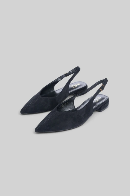 Slingback Ballet Suede Flat