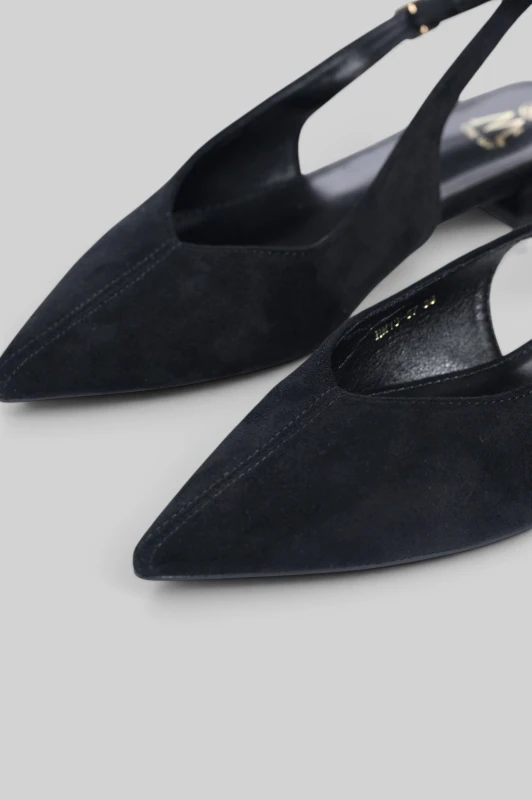 Slingback Ballet Suede Flat