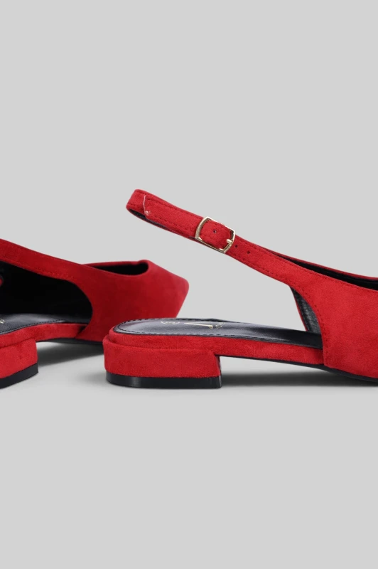 Slingback Ballet Suede Flat