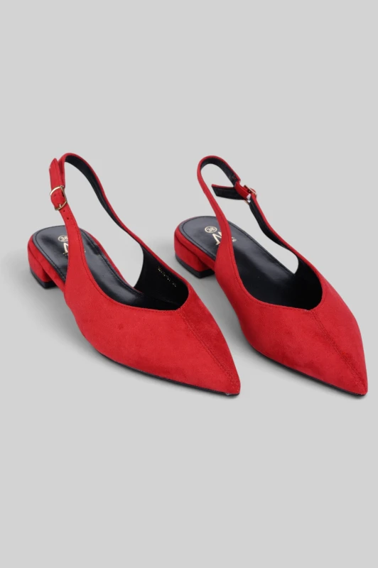 Slingback Ballet Suede Flat