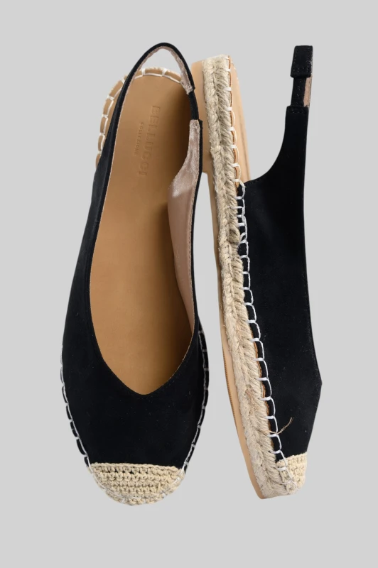 Slingback Εσπαντρίγιες Σουέτ
