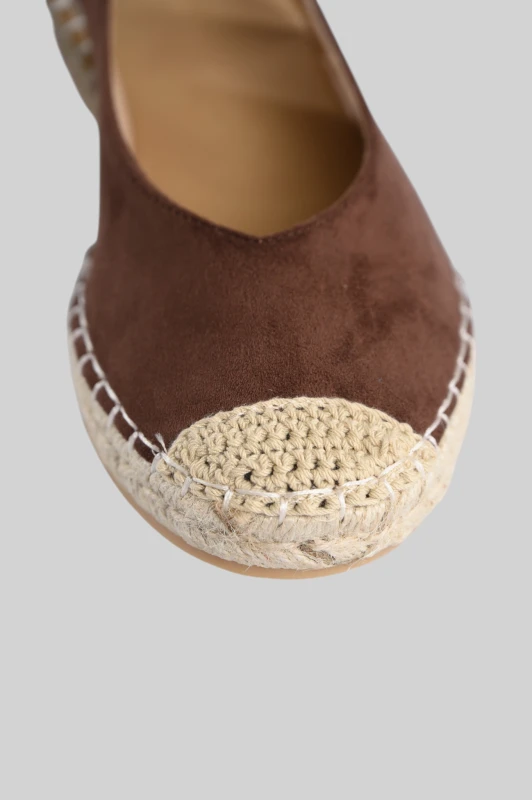 Slingback Εσπαντρίγιες Σουέτ