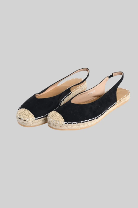 Slingback Εσπαντρίγιες Σουέτ