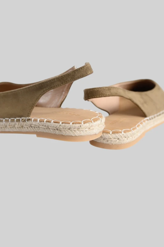 Slingback Εσπαντρίγιες Σουέτ