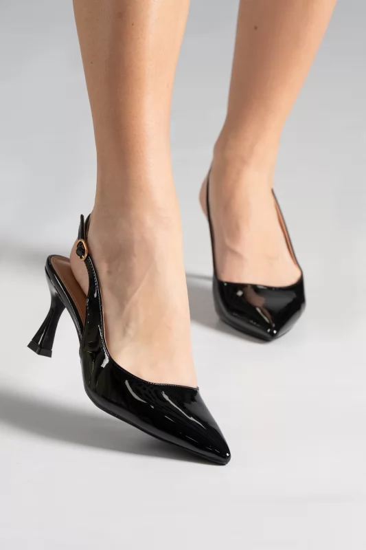 Slingback Pumps Patent Leather