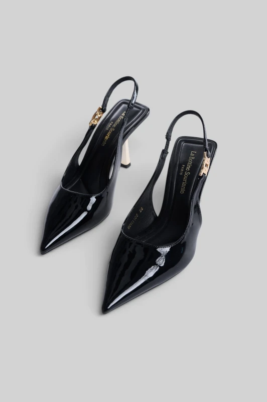 Slingback Pumps Patent Leather 