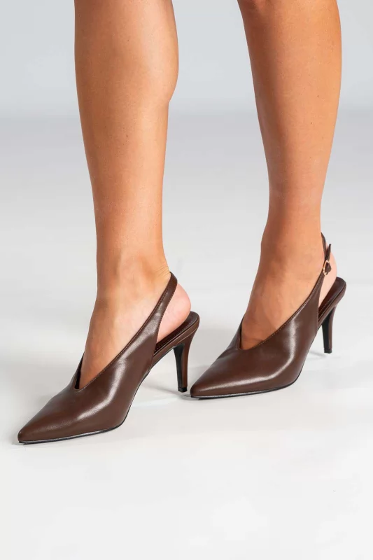 Slingback Pumps Δερματίνη