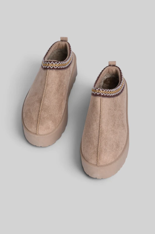 Slipper Closed-Toe Suede 
