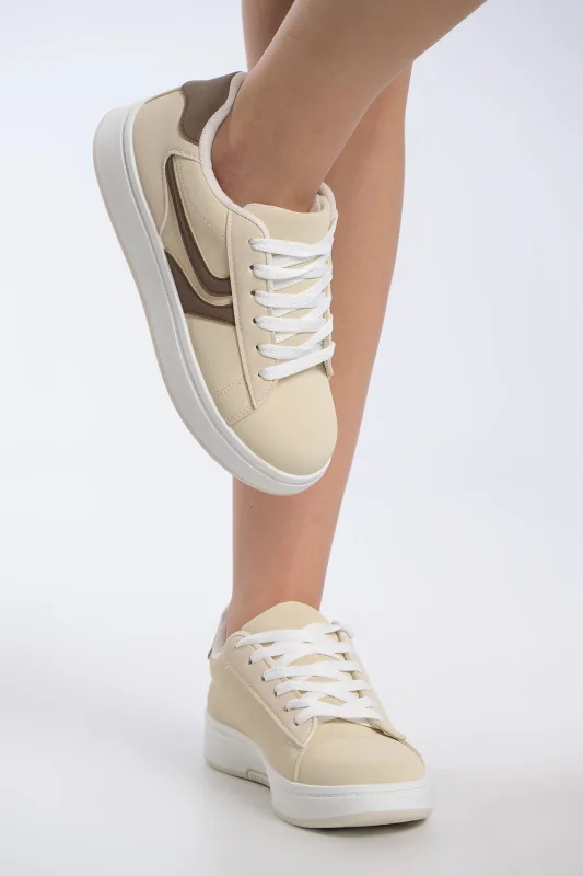 Sneakers Casual Δίχρωμα Δερματίνη