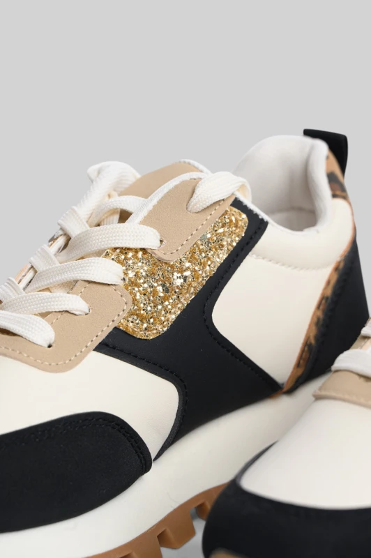 Sneakers με Glitter Λεπτομέρειες