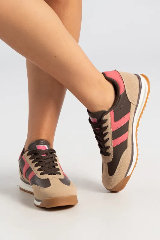 Leatherette Sneakers Multicolor