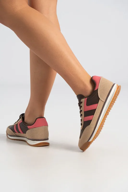 Leatherette Sneakers Multicolor