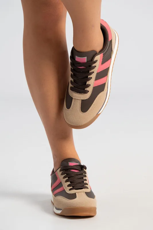 Leatherette Sneakers Multicolor