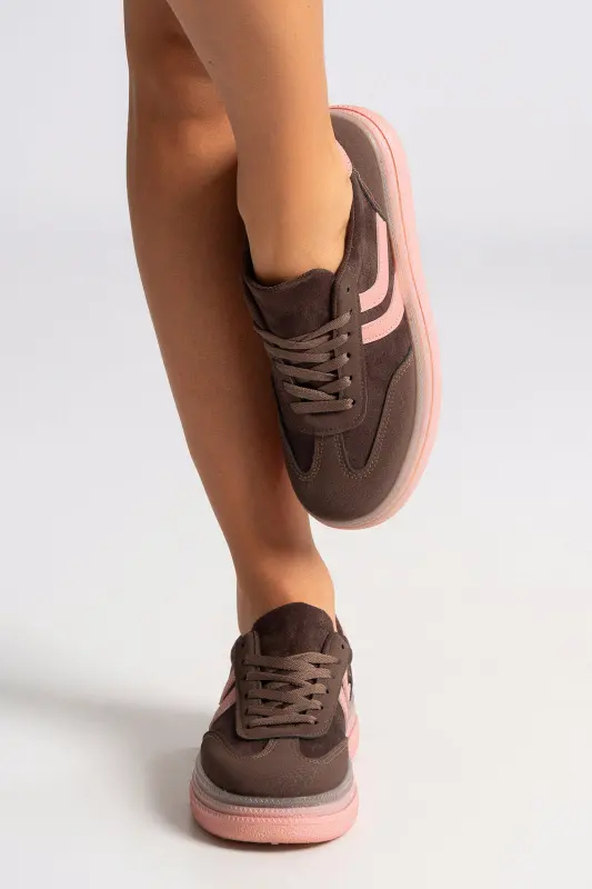 Sneakers Platform Suede Double Sole