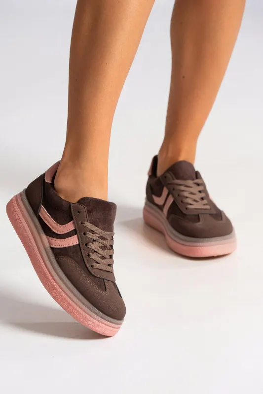 Sneakers Platform Suede Double Sole