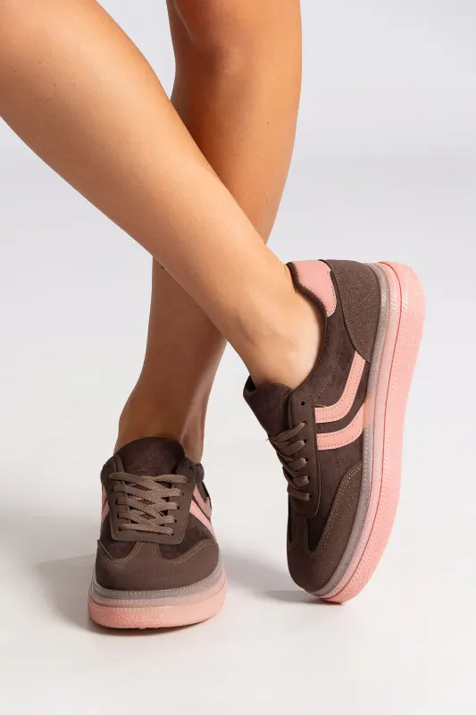 Sneakers Platform Suede Double Sole