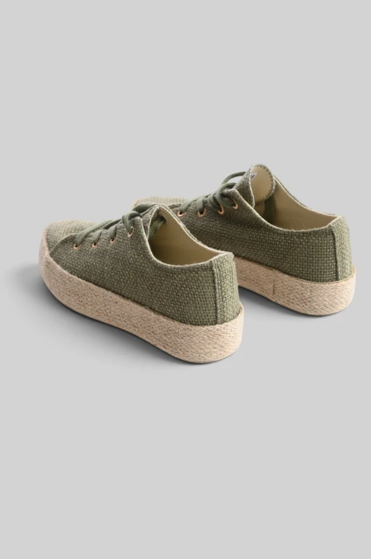 Sneakers Straw Platform