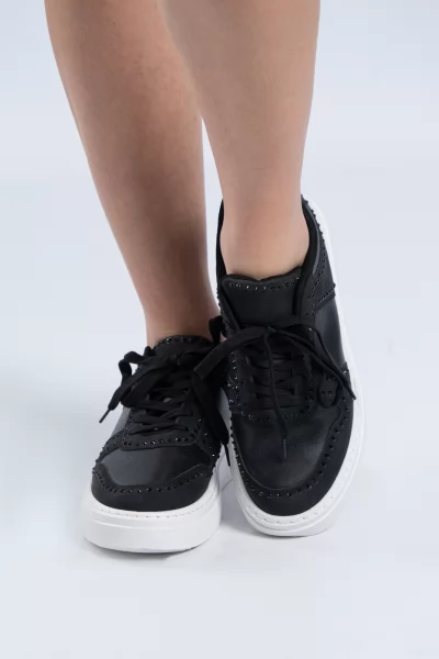 Sneakers Στρας Μαύρα