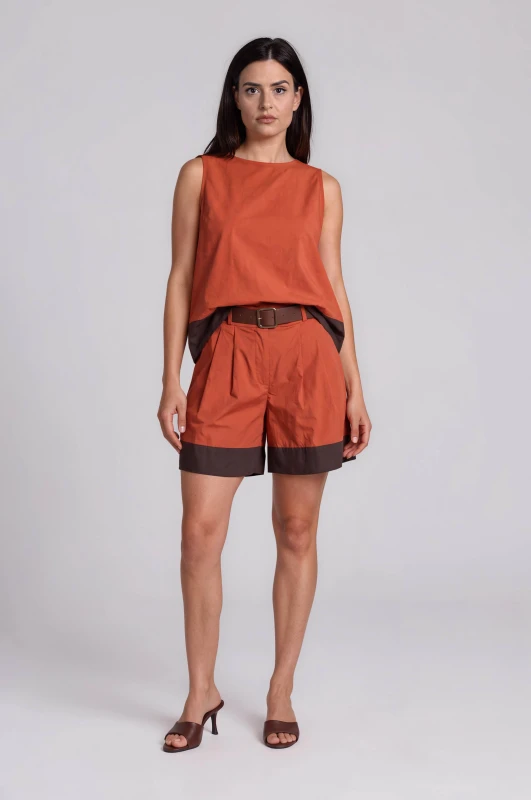 Shorts Cotton Two-Tone 