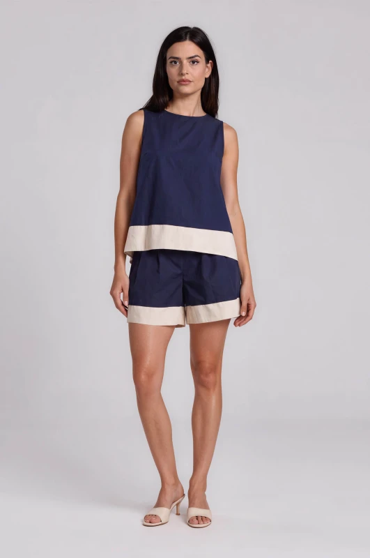 Shorts Cotton Two-Tone 