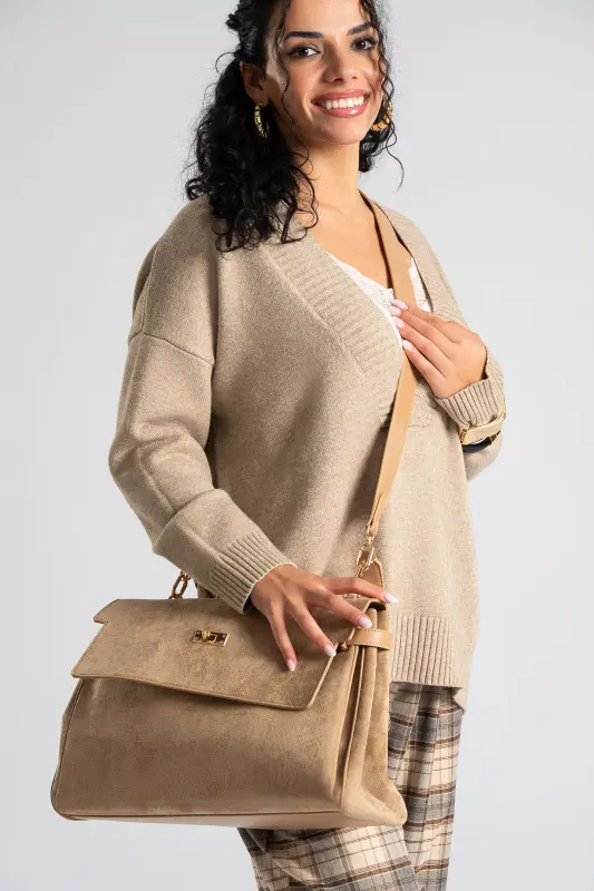 Suede Doctor Bag 