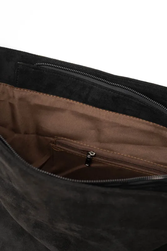 Suede Shoulder Bag