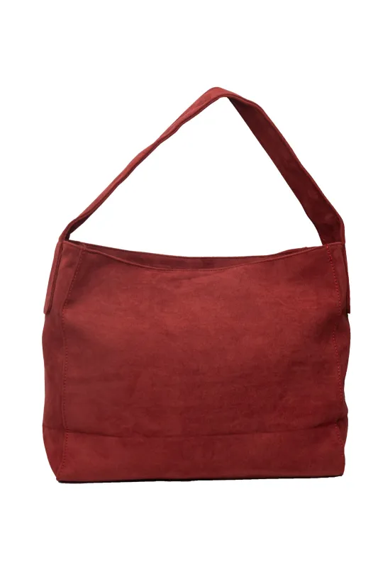 Suede Shoulder Bag
