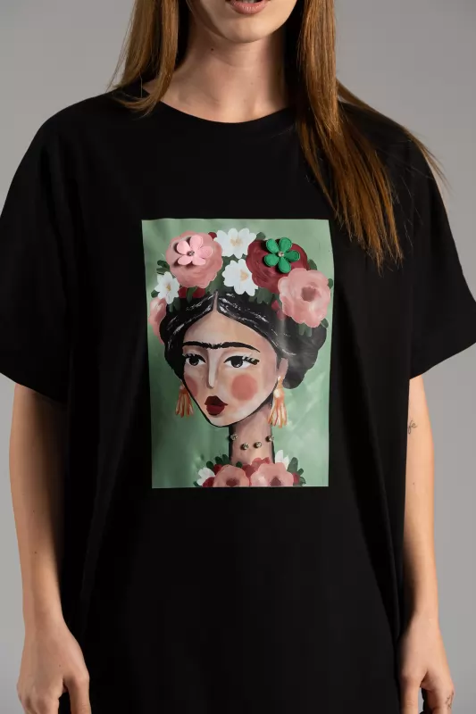T-shirt 3D Flowers Frida