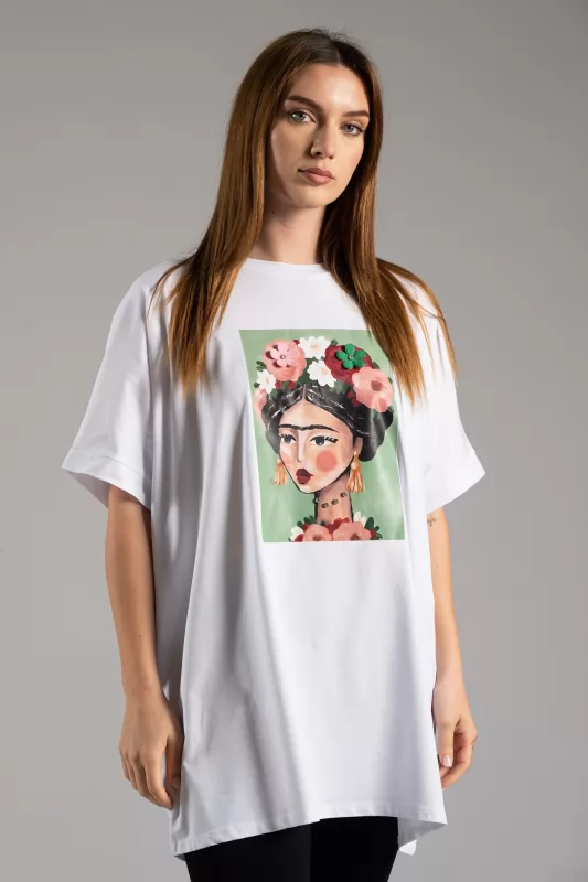 T-shirt 3D Flowers Frida