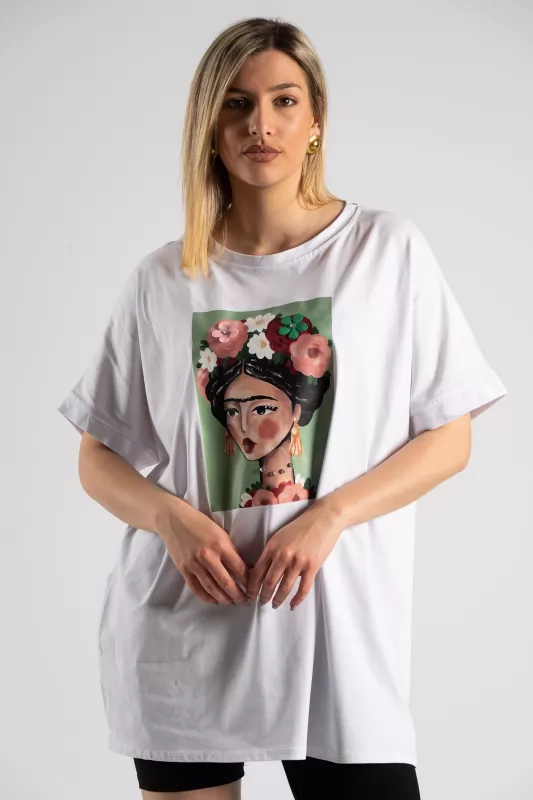 T-shirt 3D Flowers Frida