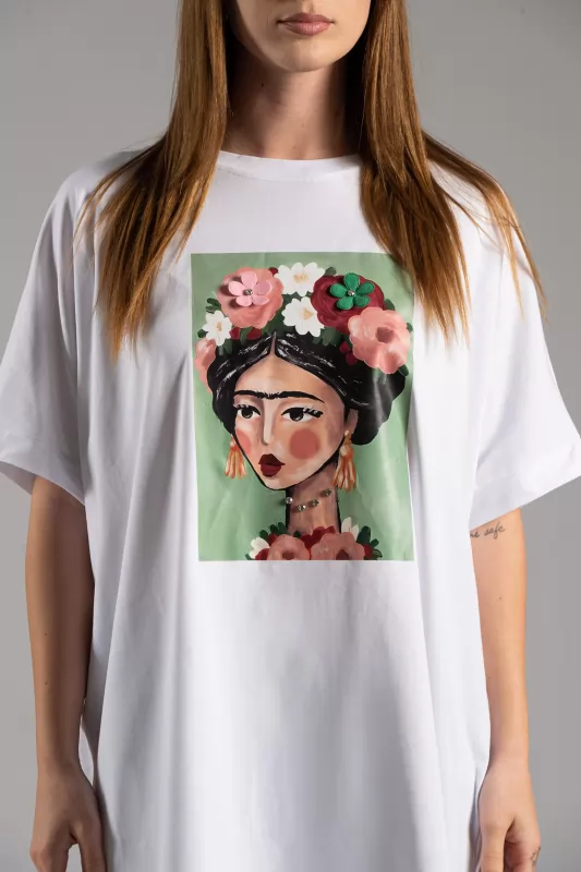 T-shirt 3D Flowers Frida