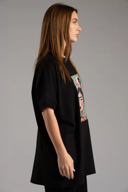 T-shirt 3D Flowers Frida