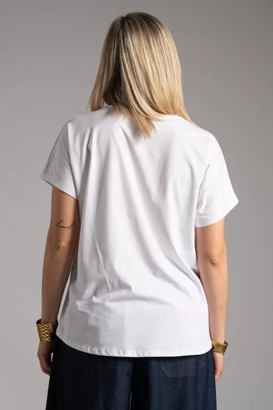 T-shirt 3D Λουλούδια