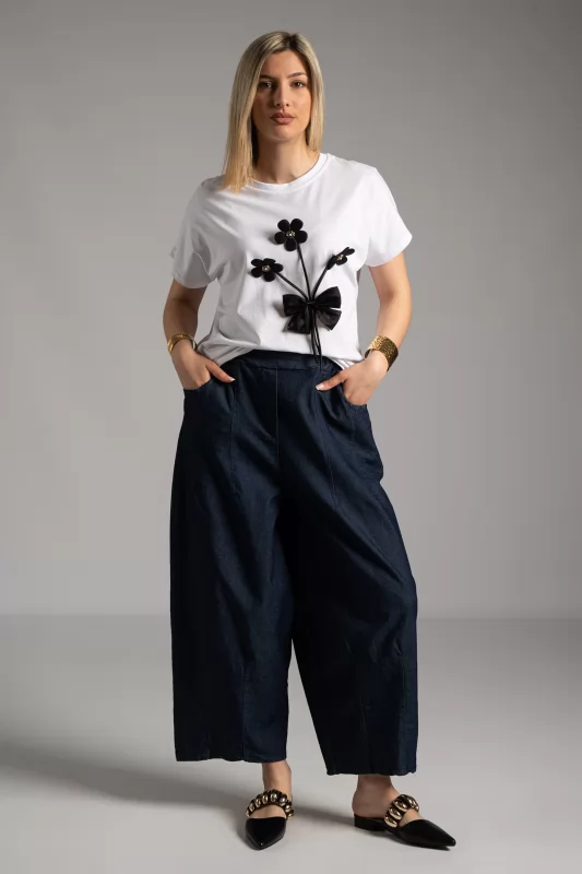 T-shirt 3D Λουλούδια