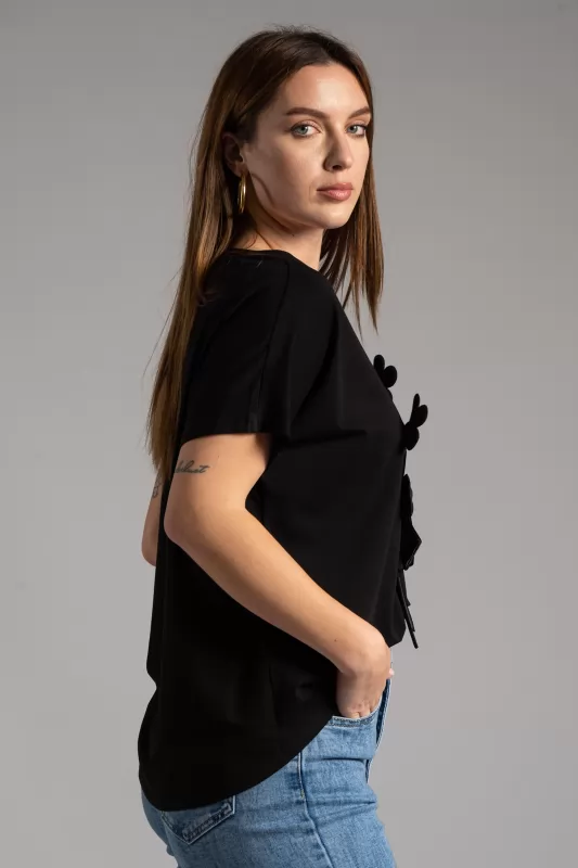 T-shirt 3D Λουλούδια