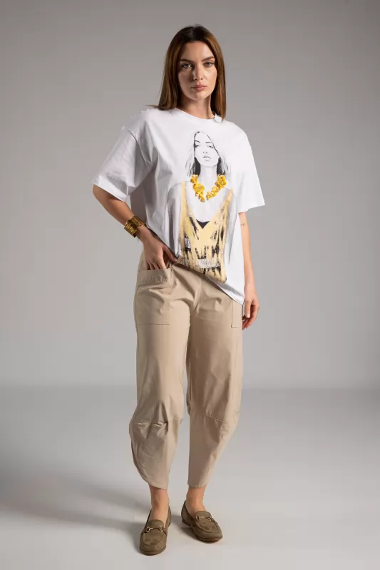 T-shirt 3D Παγιέτα