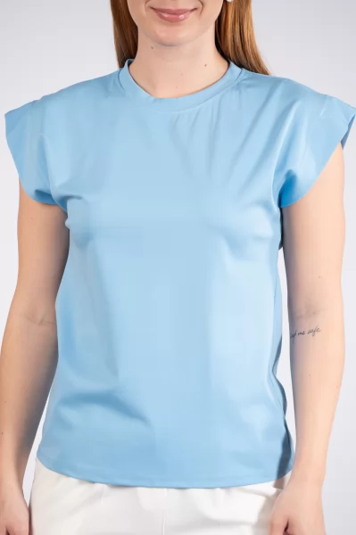 T-Shirt Basic Γαλάζιο