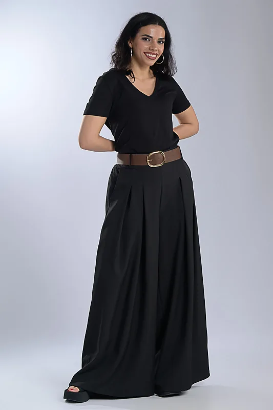 T-Shirt Basic Με V Λαιμόκοψη