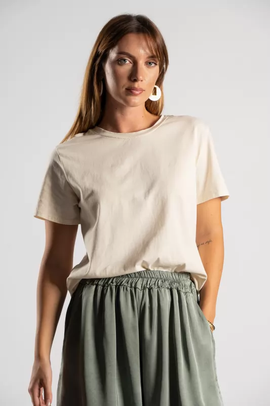 T-shirt Basic Βαμβακερό
