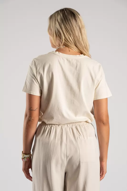 T-shirt Basic Βαμβακερό