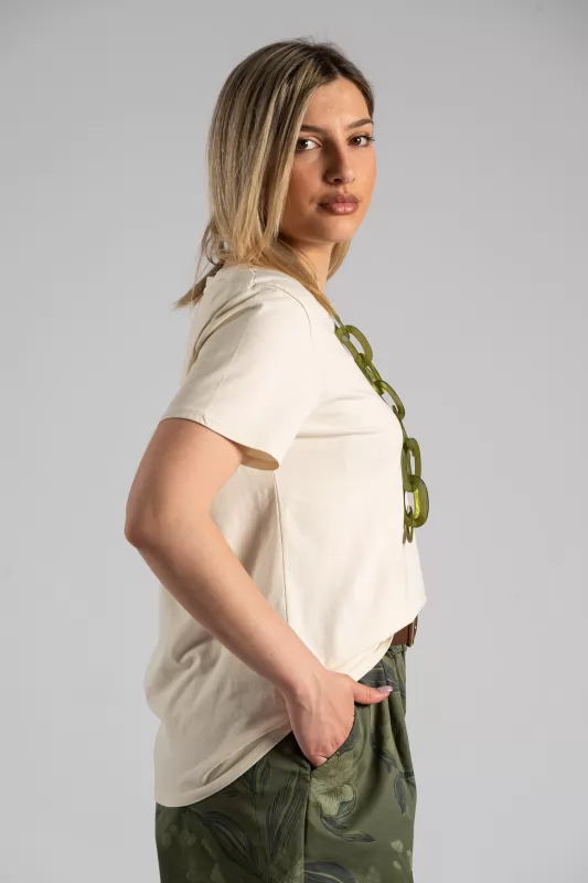 T-shirt Basic Βαμβακερό