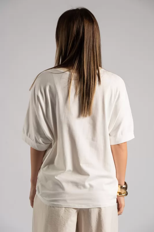 T-shirt Big Heart Παγιέτες
