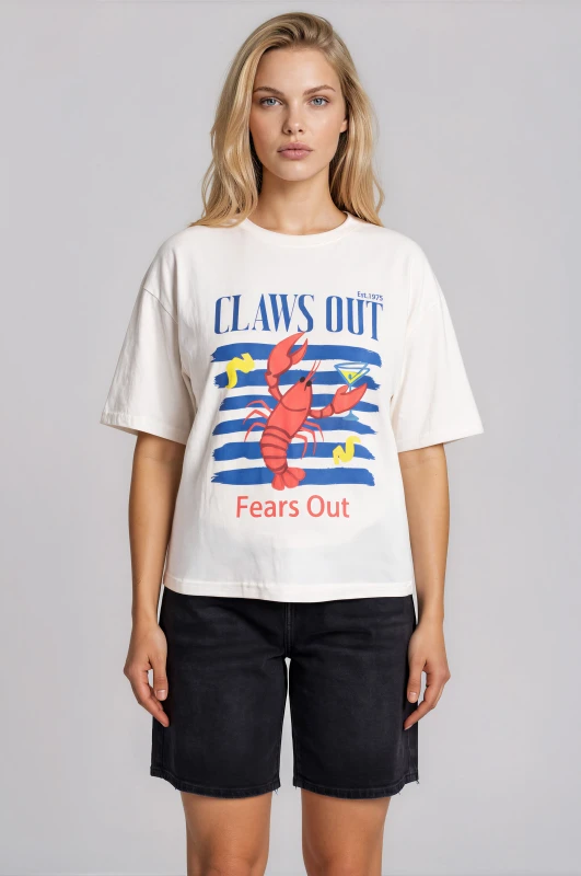 T-shirt Cotton Claws Out